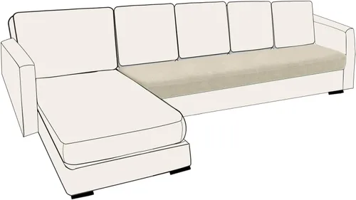 Vista 19 de UNBBRRL Fundas de cojín de asiento para sofá, elásticas, funda de cojín individual para sofá, fundas de cojín para sofá, fundas de héroe protegen