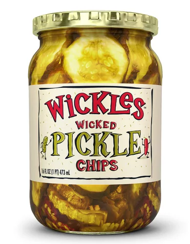 Vista 3 de Wickles Wicked Sandwich Chips, 16 onzas (paquete de 2)