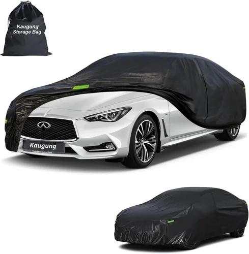 Vista 92 de Kaugung Funda para Coche de Ajuste Personalizado BMW Serie 3 E30 (1982-1994), 7 Capas Resistente al Viento Todo Clima Impermeable Cubierta Exterior
