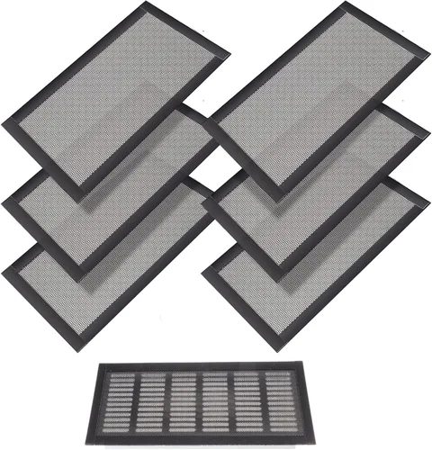 Vista 10 de Cubiertas de ventilación de piso rectangulares, cubierta de rejilla de ventilación de aire, cubierta magnética de malla de ventilación de PVC
