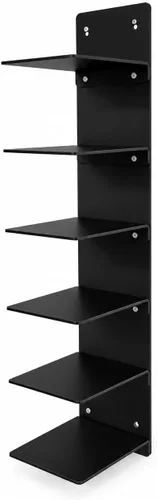 Vista 3 de OnDisplay - Estante de acrílico para sombreros, montaje en pared, para Negro
