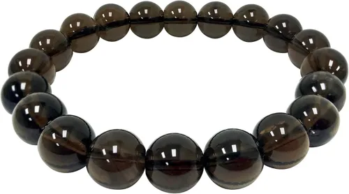 Vista 642 de Gem Avenue Handmade Round Bead Stretch Bracelet Unisex Natural Stone Beaded Jewelry for Men & Women, Elastic Wristband for Daily Wear