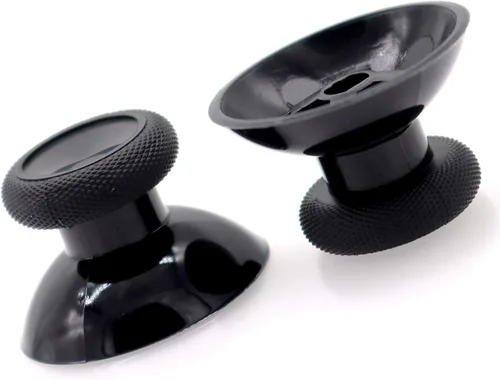 Vista 4 de Deal4GO Paquete de 2 palancas de pulgar OEM cóncavas de repuesto analógicas para controlador Xbox One de goma para joystick de control de pulgar