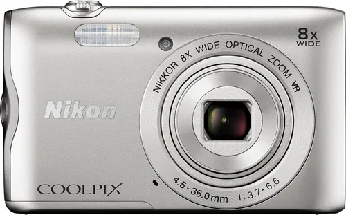 Vista 2 de Nikon Coolpix A300 - Cámara digital de 20 MP para disparar y apuntar, color negro