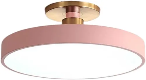 Vista 9 de Lámpara de techo de color de cúpula de 3 colores de luz variable instalación integrada cerca del techo, lámparas LED de montaje empotrado, luces