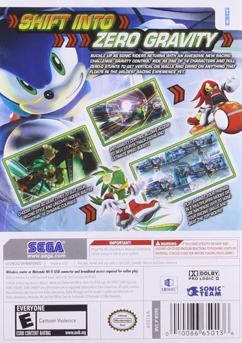 Vista 2 de Sonic Riders Zero Gravity - Nintendo Wii