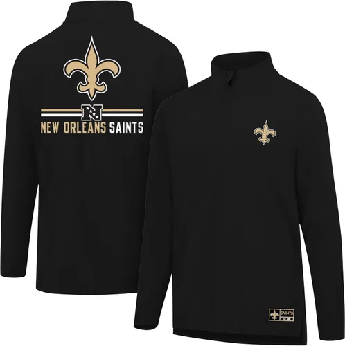 Vista 9 de Ultra Game Men's NFL Official Super Soft Quarter Zip Long Sleeve T-Shirt