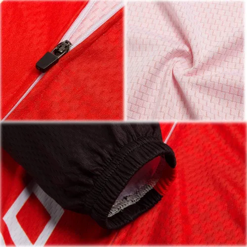 Vista 5 de Mens Soft Long Sleeve Breathable Bicycle Cycling Jersey Polyester Clothing Outdoor Sports Fall Autumn