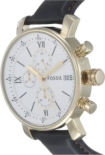 Vista 2 de Reloj cronógrafo de cuero marrón Rhett Oro Cronógrafo
