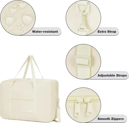 Vista 7 de Bolsa de viaje para artículos personales de Spirit Airlines de 18 x 14 x 8 pulgadas, bolsa de viaje debajo del asiento, equipaje de mano plegable