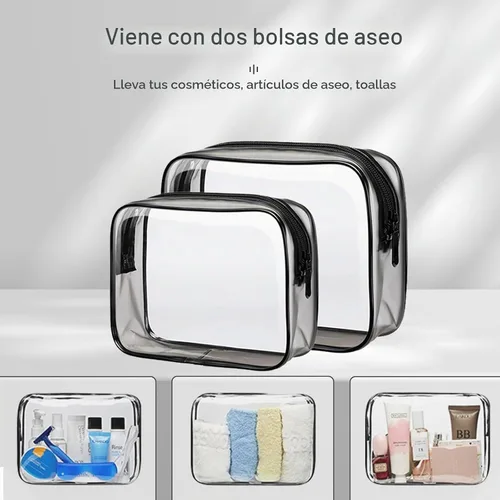 Vista 6 de Mochila de viaje Sinaliy para mujeres y hombres, Gris, Mochilas de viaje 2-Gris
