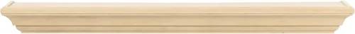 Vista 15 de MANTELSDIRECT Estante flotante de madera para chimenea de 60 pulgadas en color negro - Colton de Mantels Direct Estante de pared rústico de madera