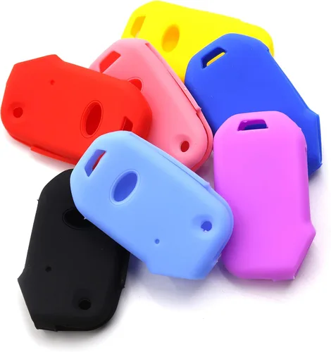 Vista 3 de fob - Funda protectora de silicona para llaves con tapa remota, compatible con vehículos Kia