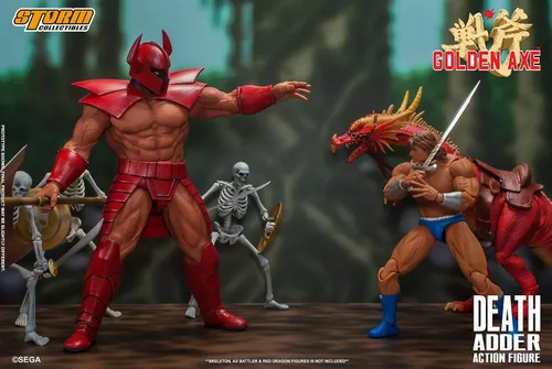 Vista 10 de Storm Collectibles - Hacha dorada - Muerte Adder, figura de acción 1/10