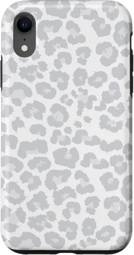 Vista 25 de Blanco Gris Guepardo Estampado De Leopardo Animal Skin Lindo Moda Caso Para iPhone 17
