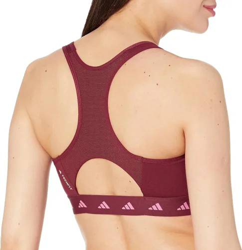 Vista 2 de adidas Sujetador Techfit de soporte medio Powerreact para mujer