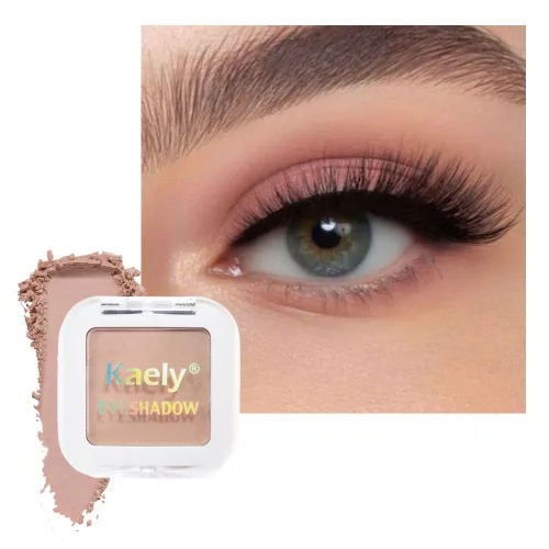 Vista 8 de evpct Paleta de sombra de ojos con purpurina dorada champán, color nude dorado rosa brillante crema brillante paleta de sombra de ojos iluminadora