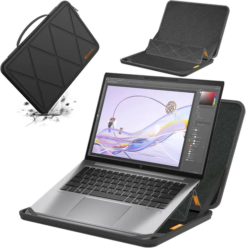 Vista 20 de Smatree MS23T Funda protectora dura EVA con soporte compatible para HP Pro x360 Fortis 11 G11/G10/G9 de 11.6 pulgadas, HP Fortis 11 G9 Q/x360 11 G3