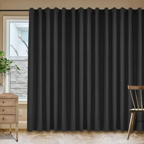 Vista 34 de Frelement Cortinas de lino de lino de bronce con ojales para interiores, tratamiento de ventanas para sala de estar, dormitorio, habitación