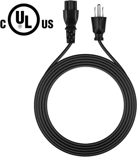 Vista 5 de Cable de alimentación de CA UL de 5 pies compatible con impresora Epson EcoTank ET-4800 AIO sin cartuchos