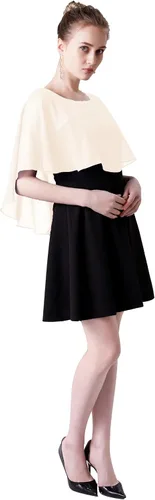 Vista 2 de Capelets de gasa para mujer, chales y envolturas suaves para vestido de noche, boda, capa Bole