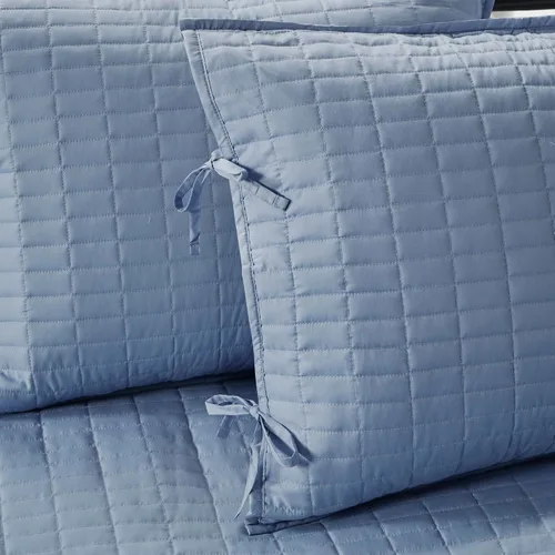 Vista 4 de Comfort Spaces Funda para sofá cama de lujo de doble cara - Acolchado, ropa de cama acogedora para todas las estaciones con falda de cama, fundas a