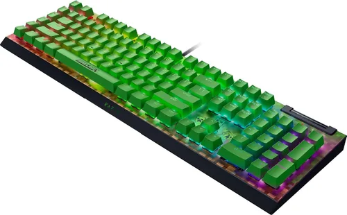 Vista 4 de Razer BlackWidow V4 X Minecraft Edition - Teclado mecánico para juegos - Chroma RGB
