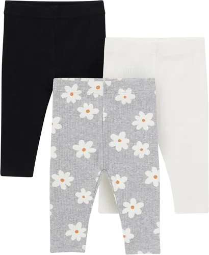 Vista 13 de Gerber Paquete de 3 leggings prémium para bebés y niñas pequeñas Guepardo