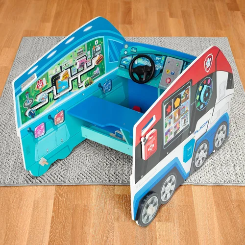 Vista 10 de Melissa & Doug PAW Patrol Centro de actividades de madera Paw Patroller Espacio de juego multicara - Certificado FSC