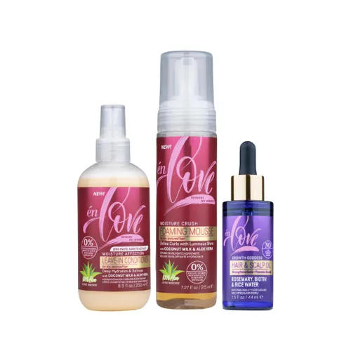 Vista 5 de Growth Goddess - Aceite para el cabello y el cuero cabelludo, con romero, biotina, agua de arroz orgánica y aceite de ricino negro jamaicano