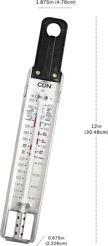 Vista 9 de Termómetro para dulces y frituras CDN TCG400, Rojo