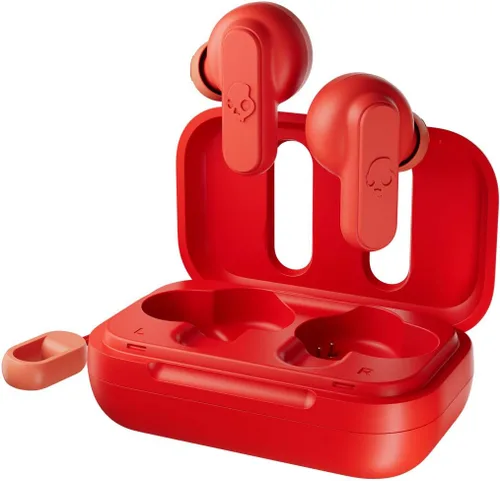 Vista 2 de Skullcandy Dime - Auriculares intraurales inalámbricos True Wireless, color rojo dorado