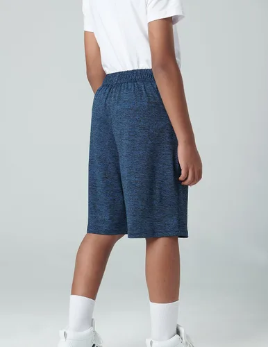 Vista 8 de Liberty Imports - 5 paquetes de pantalones cortos de baloncesto para jóvenes y jóvenes, malla de secado rápido, bolsillos para ropa deportiva