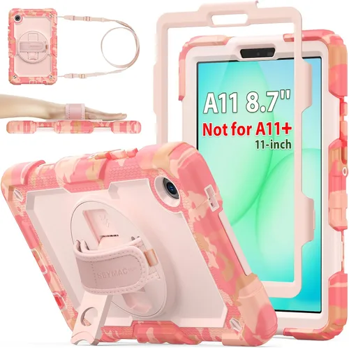 Vista 17 de SEYMAC stock Funda para Samsung Galaxy Tab A8 de 10.5 pulgadas, funda de protección contra caídas de cuerpo completo con protector de pantalla