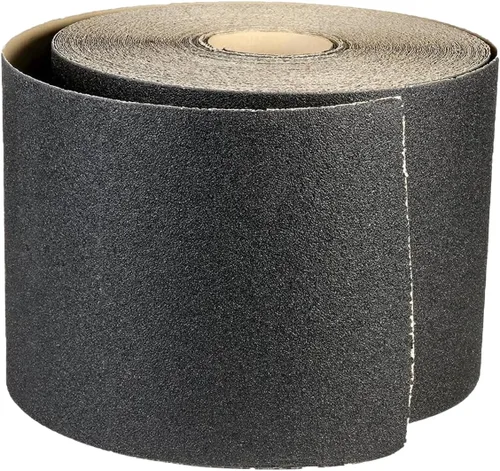 Vista 4 de Mercer Industries 400450020 Rollo de lijado de piso de tela de carburo de silicio, 8 "x 50 yardas, grano 20X