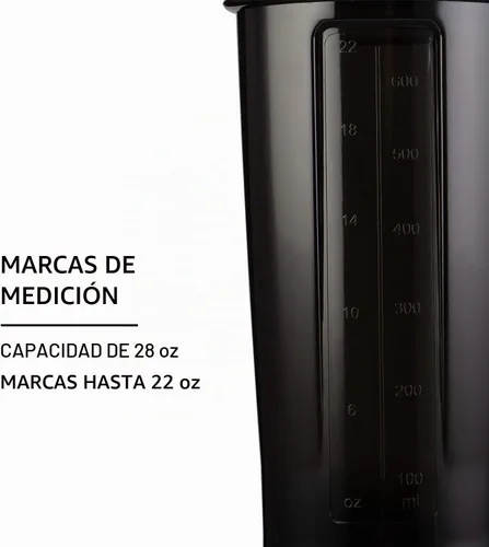Vista 2 de BlenderBottle - Botella agitadora Pro Series Marvel perfecta para batidos de proteínas y preentrenamiento, 28 onzas, Capitán Marvel