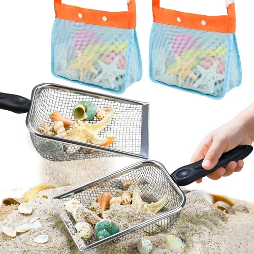 Vista 9 de Palas de playa de arena largas de 20 pulgadas para niños, palas de plástico resistente de verano, cucharas para arena, palas, juguete para caja