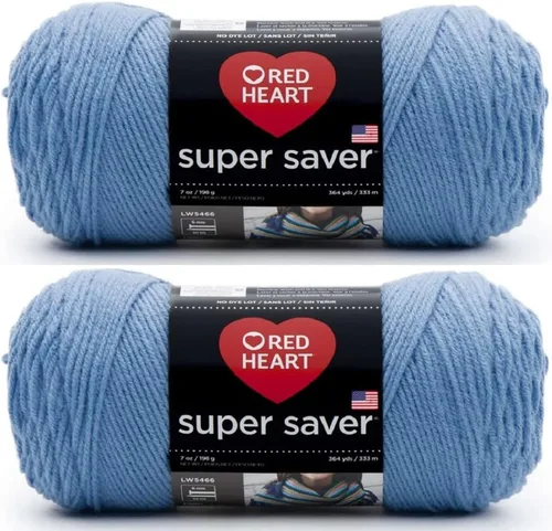 Vista 92 de Red Heart Super Saver Jumbo Ovillo de lana, Amatista