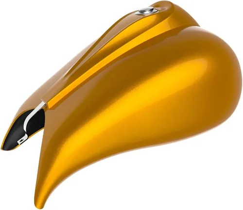 Vista 117 de Cubiertas de tanque estiradas con consola de tablero y tapa de tanque de combustible, cubiertas de combustible de galón para Harley Touring Whisky