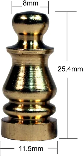 Vista 2 de Creative Hobbies® Kit de arpa de lámpara de 8 pulgadas, acabado dorado, arpa de peso regular, acabado premium y base de arpa para lámparas de mesa