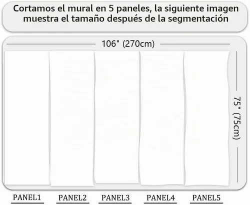 Vista 4 de Jdayda Mural de papel pintado Bosque brumoso, tamaño grande
