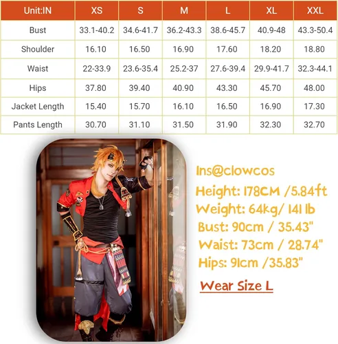 Vista 3 de NSPSTT Genshin Impact Cosplay - Disfraz de todos los personajes, juego completo, disfraz de Halloween para mujeres y hombres