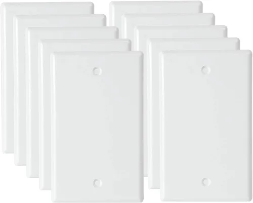 Vista 20 de Placa de pared Decora sin tornillos de 4 segmentos, placa frontal eléctrica para interruptor de luz, interruptor inteligente, receptáculo