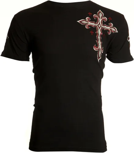 Vista 4 de Archaic by Affliction - Camiseta para hombre, color negro