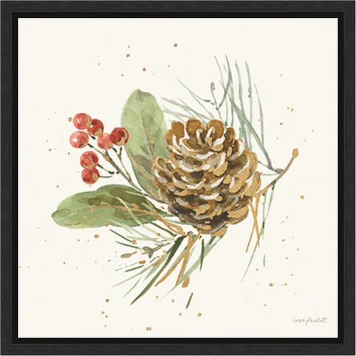 Vista 8 de Amanti Art Lienzo enmarcado para pared, 22 x 22 pulgadas, flores de invierno VI por Lisa Audit, lienzo enmarcado para pared, obras de arte