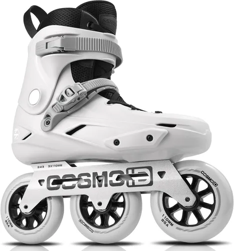 Vista 7 de TT3 Patín en línea para adultos - Patines de alto rendimiento COSMOID para mujeres y hombres, 3 ruedas de 110mm con marco de metal