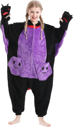 Vista 5 de Magicalani Pijama unisex de animal para adultos, ropa de dormir de cosplay de anime para mujeres y hombres, disfraz de Halloween de una pieza