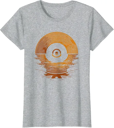 Vista 28 de Vinyl LP Records - Camiseta de vinilo Sunset Negro