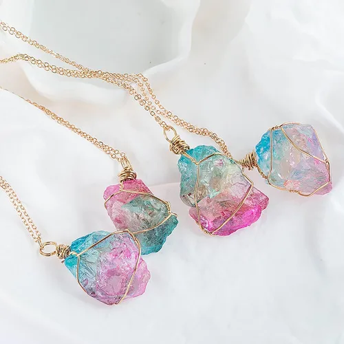 Vista 6 de iLH - Dije de diamantes de imitación para mujer, con letras, de compromiso, joya para regalar de ZYooh, talla única