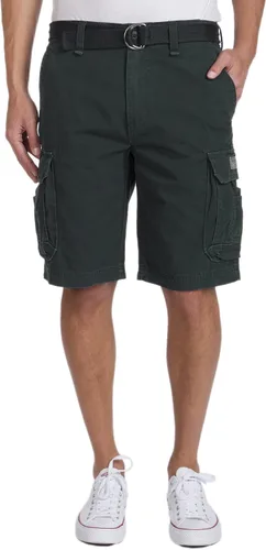 Vista 42 de Unionbay Survivor pantalones cortos de cargo con cinturón para hombre
